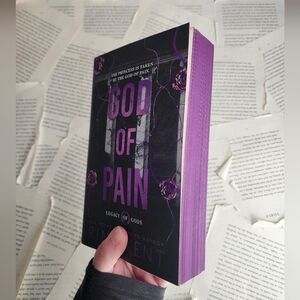 God of Pain By Rina Kent First Edition Oop With Sprayed Edges Booktok